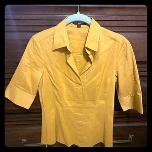BOSS by Hugo Boss blouse ladies mustard 3/4
